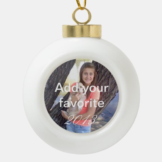 D11 KERAMISCHE BAL ORNAMENT (Voorkant)