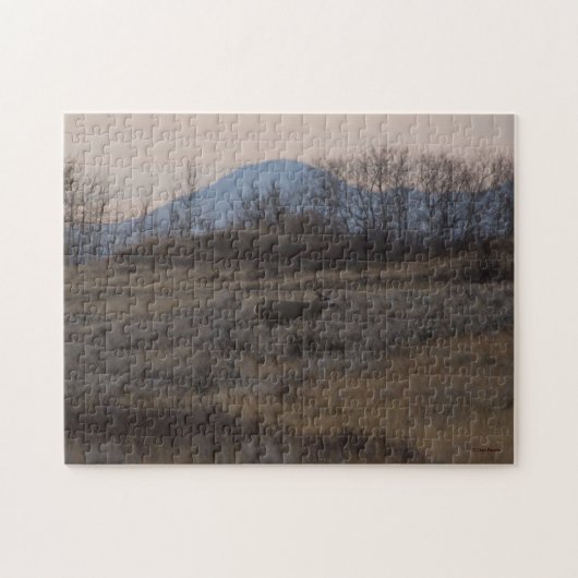 D12 Mule Deer bok Sweet Grass Hills Legpuzzel (Horizontaal)