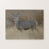 D14 Mule Deer Doe Legpuzzel (Horizontaal)