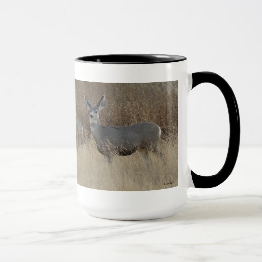 D14 Mule Deer Doe Mok (Rechts)