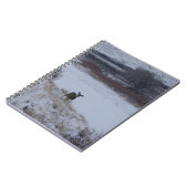 D16 Mule Deer Doe in de vallei Notitieboek (Linkerzijde)