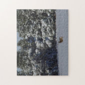 D17 Muildier in de Sneeuw Legpuzzel (Verticaal)