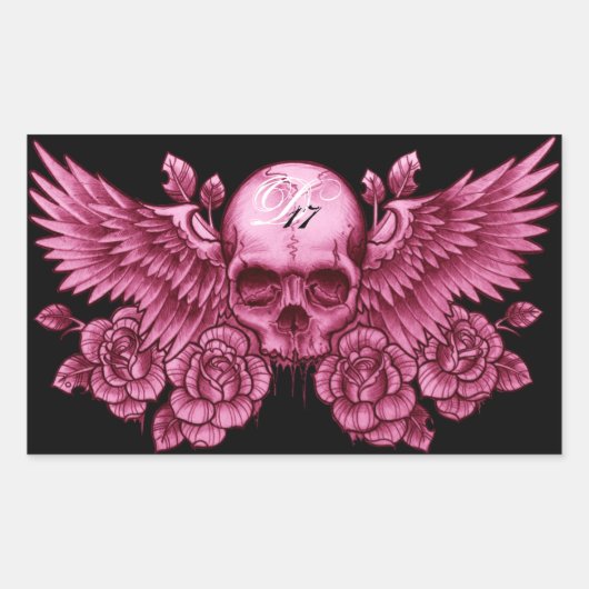 D17 Stiker Rechthoekige Sticker (Voorkant)