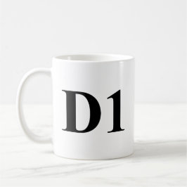 D1 - Eerstejaars Tandheelkundestudentenmok Koffiemok