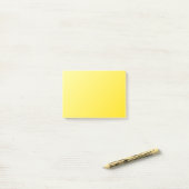 D1 Lineaire gradiënt - Licht Geel tot Donkergeel Post-it® Notes (Op bureau)