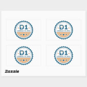  D1 naar DDS Tandartsstudent Sticker (Vel)