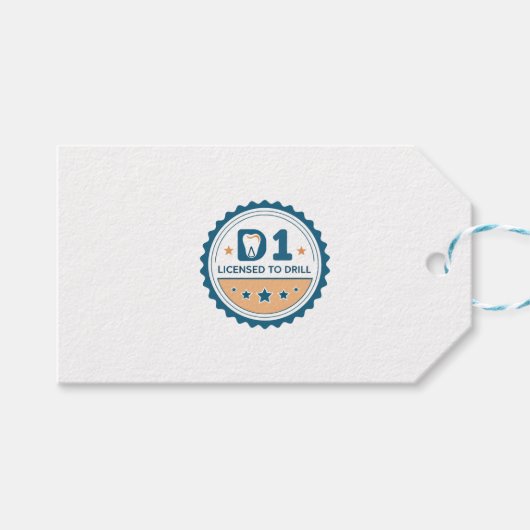  D1 to DDS Dental Student Sticker Cadeaulabel (Voorkant (Horizontaal))