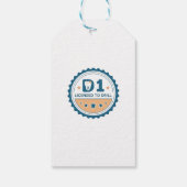  D1 to DDS Dental Student Sticker Cadeaulabel (Achterkant)
