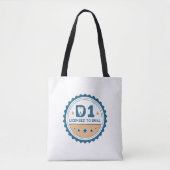 D1 to DDS  Dental Student Tote Bag (Voorkant)
