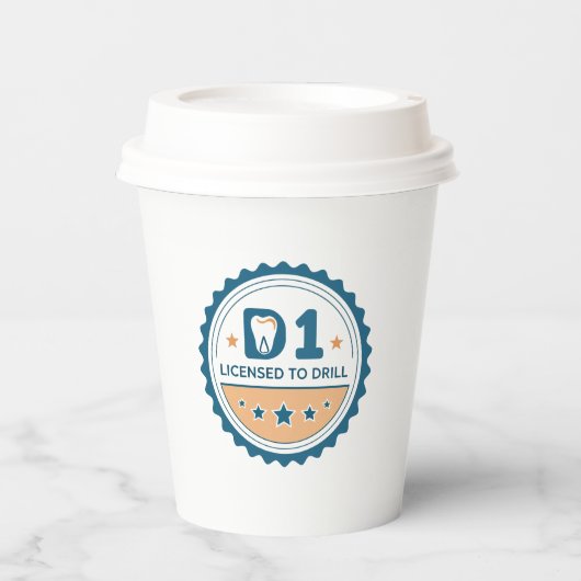 D1 to DDS  Dental Student Tote Bag Papieren Bekers (Voorkant)