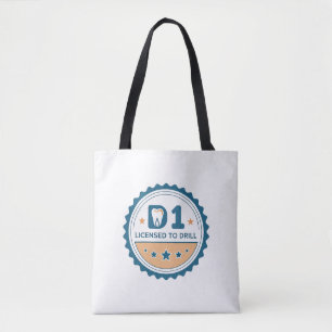 D1 tot DDS Tandheelkundige Studententas Tote Bag