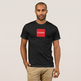 D1SC0URS rood vierkant shirt