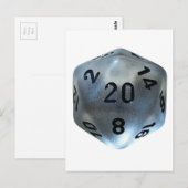 D20 BRIEFKAART (Voorkant / Achterkant)