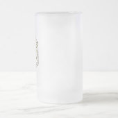 D20 Celtic Dragon DND Frosted Mok (Center)