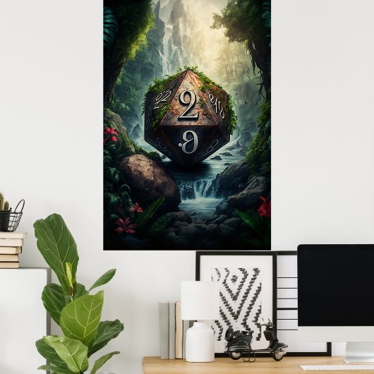 D20 De Tranquility Poster (Thuiskantoor)
