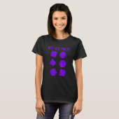 D20-desktop Rpg-gamer bekijk mijn 6-pack D T-shirt (Voorkant volledig)