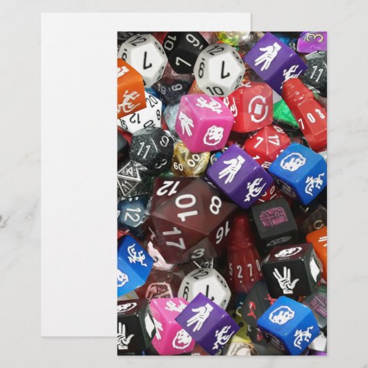 d20-dice (Voorkant / Achterkant)