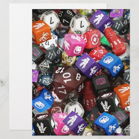 d20-dice (Voorkant / Achterkant)