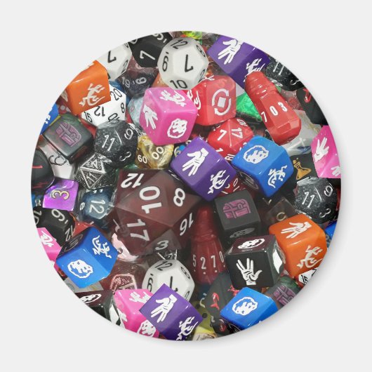 d20-dice magneet (Voorkant)
