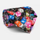 d20-dice stropdas (Opgerold)