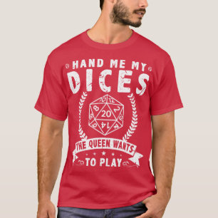 D20 Dice Tabletop RPG Rollenspel Gamer T-shirt