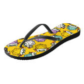 D20 Dobbelstenen Set Patroon Grote Cadeautas Teenslippers (Schuin)