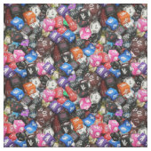 D20 dobbelstenen stof (Swatch)