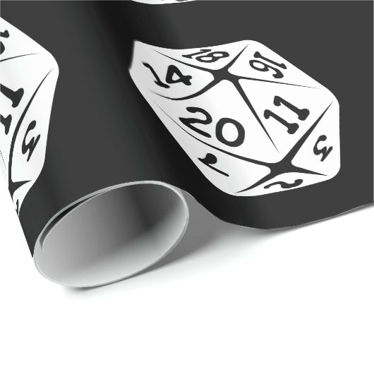 D20 Geek Swag Cadeaupapier (Rol Hoek)