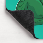 D20 Groene draak Muismat (Hoek)