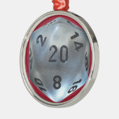 D20 METALEN ORNAMENT (Links)