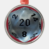 D20 METALEN ORNAMENT (Voorkant)