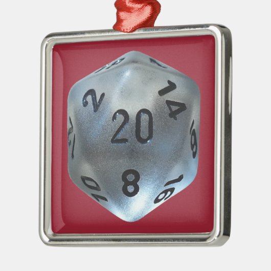 D20 METALEN ORNAMENT (Links)
