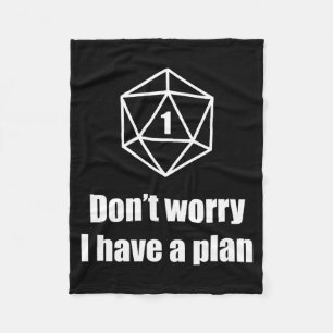 D20 Mislukt Geen Zorg Ik Heb Een Plan Fleece Deken