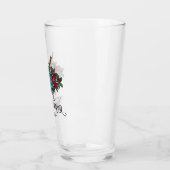 D20 Monogram RPG Trouwherinnering Glas (Links)