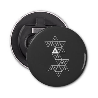 D20 niet gewalst button flesopener