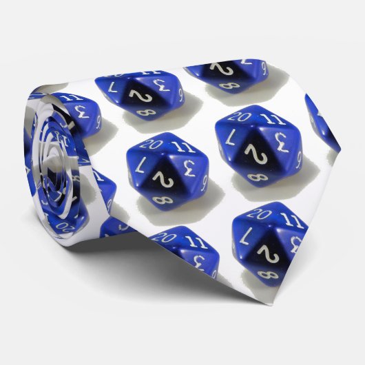 d20 Stropdas (Opgerold)