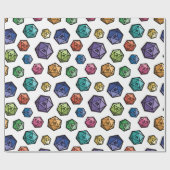 D20-verlooppapier Cadeaupapier (Vlak)