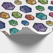 D20-verlooppapier Cadeaupapier (Hoek)