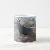 D28 Mule Deer Buck aan de slag Koffiemok (Center)