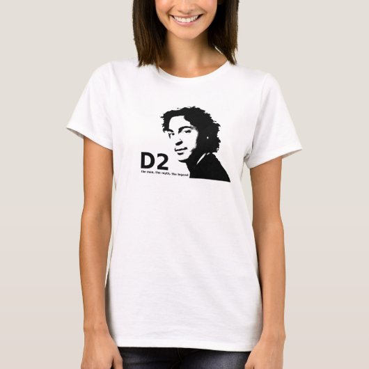 D2-Voor de dames T-shirt (Voorkant)