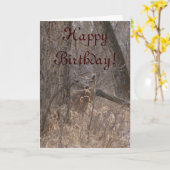 D2 Wit-geroosterd bier in katoenhoutbomen Kaart (Gele Bloem)