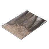 D2 Wit-geroosterd bier in katoenhoutbomen Notitieboek (Linkerzijde)