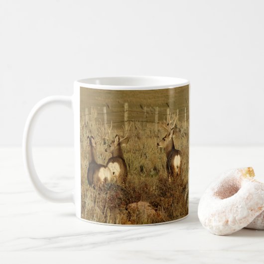 D30 Muilezel Hert Bukken Koffiemok (Met donut)