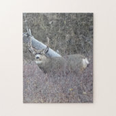 D32 Mule Deer Buck Legpuzzel (Verticaal)