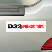 D32, Producties Bumpersticker (Op auto)