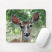 D33 Witstaart Herten Doe muismat (Met muis)