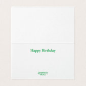 D33 Witstaart Herten Doe verjaardagskaart Kaart (Binnenkant ongevouwen)