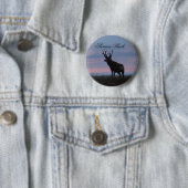 D3 Muildierbok Sunrisebok Ronde Button 5,7 Cm (In situ)