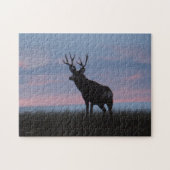 D3 Mule Deer Sunrise Buck Legpuzzel (Horizontaal)
