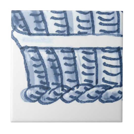 D3 - Schrappende muurtegel voor mandjes - D3 Tegeltje (Voorkant)